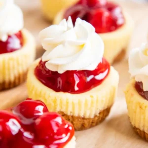 Cheesecake Cupcakes - Cherry