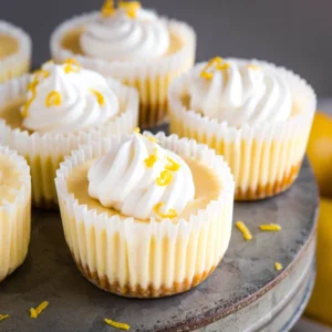 Cheesecake Cupcakes - Lemon