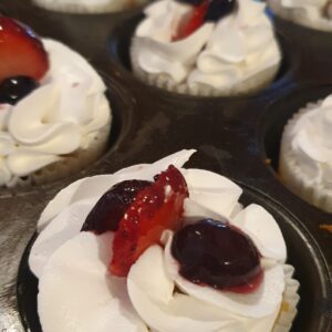 Cheesecake Cupcakes - Triple Berry